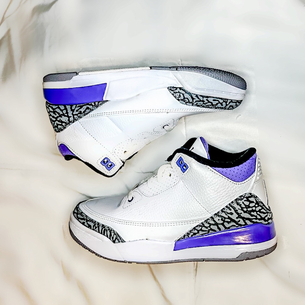 Purple Jordan 3s brand new